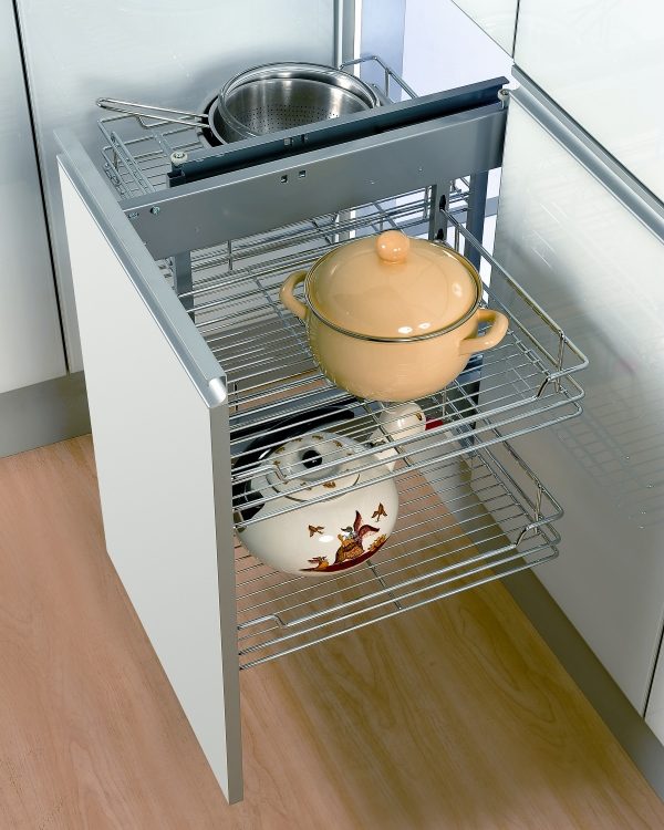 Выдвижные системы для кухонной мебели