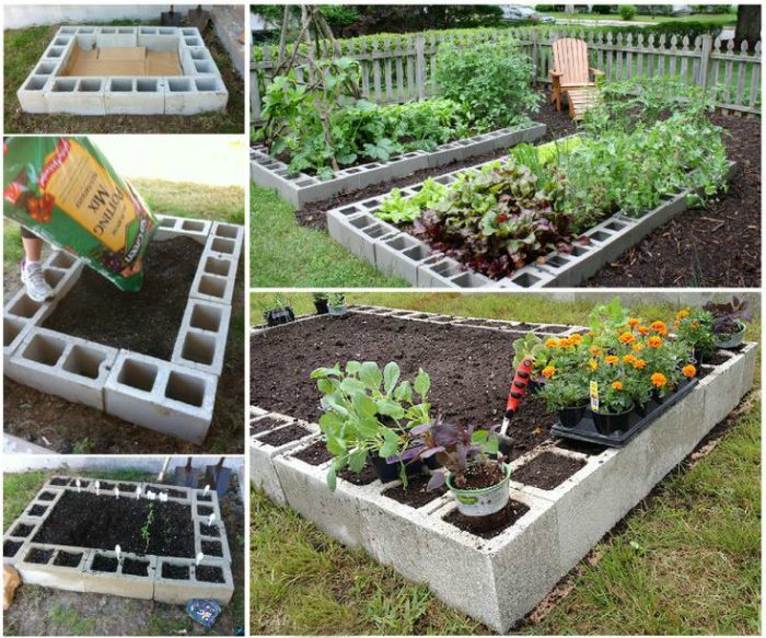 Бетонные блоки пригодятся в саду и на даче