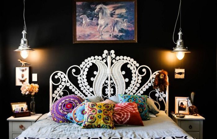 Потрясающе стильные модели изголовий кровати