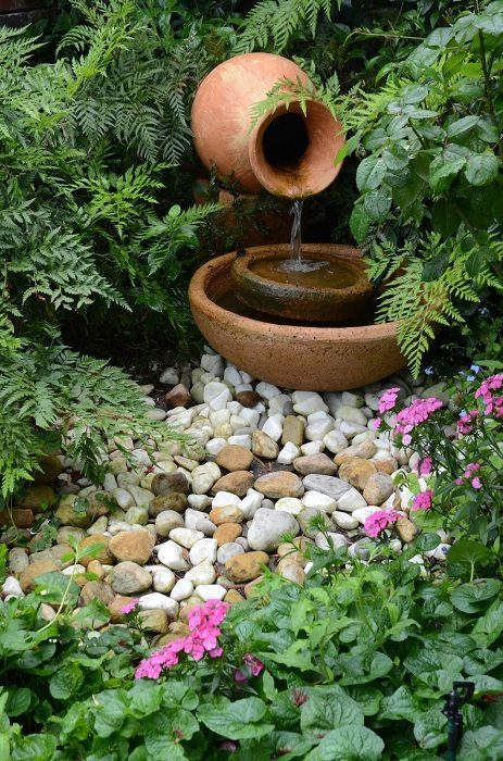 Удивительные фонтаны для сада