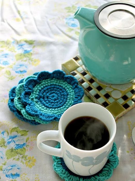 Идеи для уютного вязаного чаепития