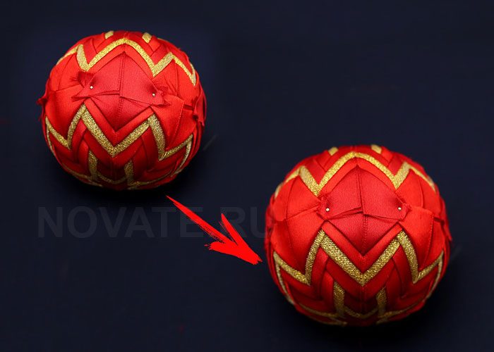 Как сделать оригинальный шарик для новогодней ёлки своими руками