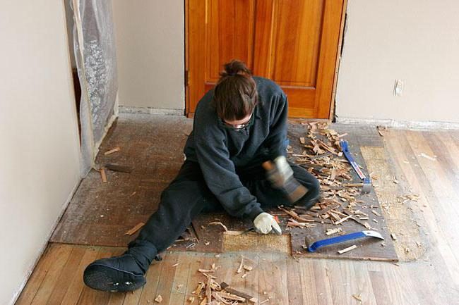 Как выровнять деревянный пол под ламинат