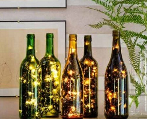 10 креативных вещей, которые можно сделать из пустых бутылок из-под шампанского