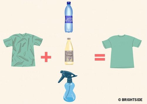 8 способов, которые позволят погладить одежду без утюга!