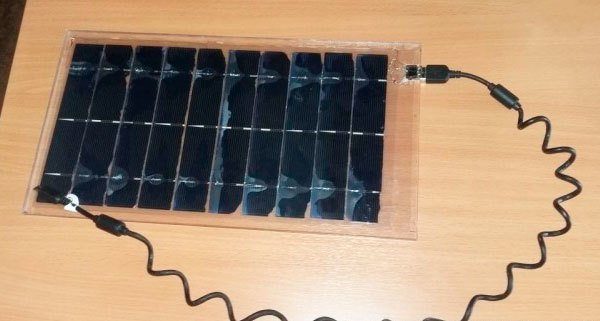 Зарядное устройство для телефона на солнечных батареях