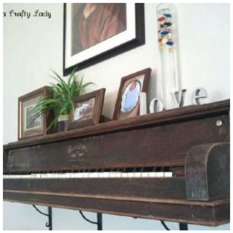 12 нестандартных способов использования старого пианино