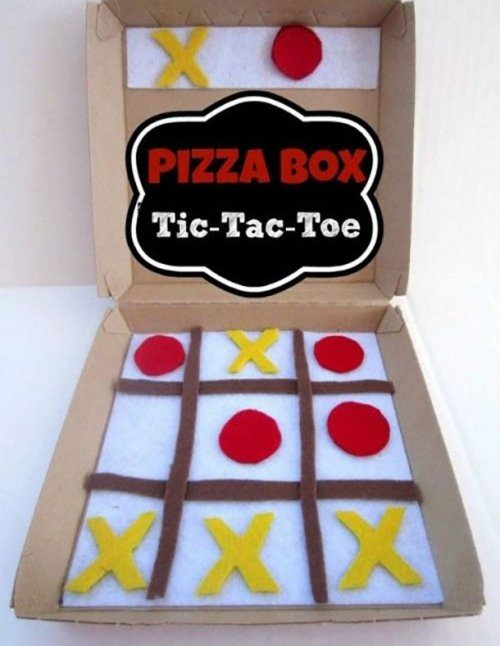 Необычные вещи, которые можно сделать из коробки для пиццы!
