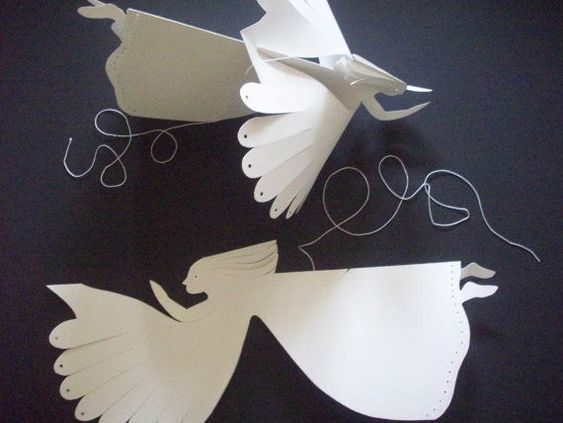 Создаем бумажного ангела и новогоднее настроение!