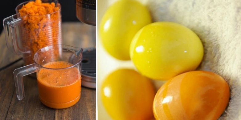 Как окрасить яйца к Пасхе натуральными красителями