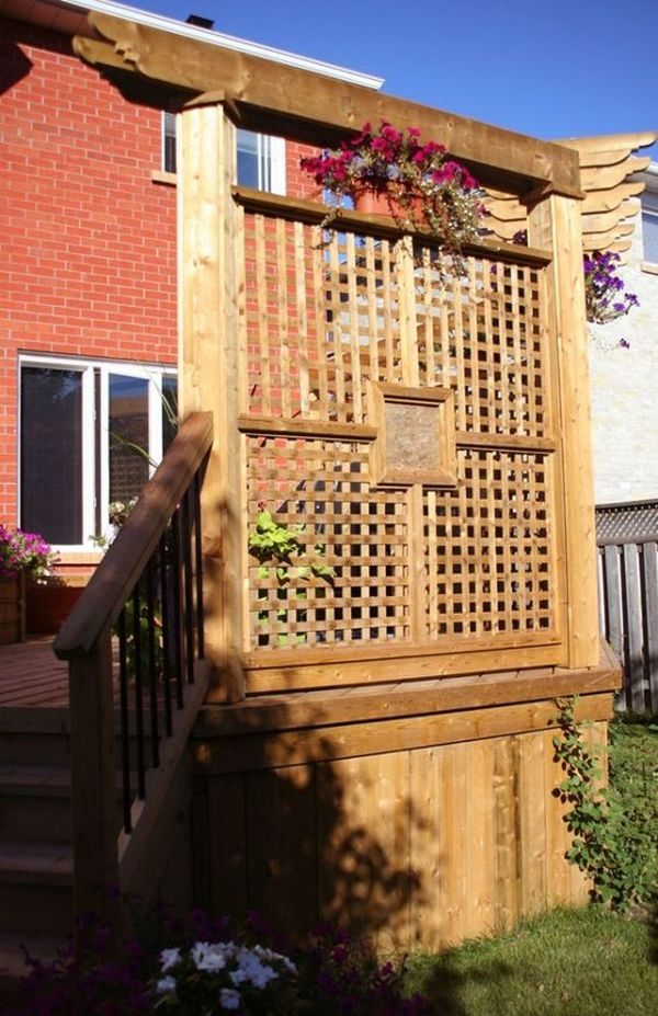 Шикарные идеи использования деревянных конструкций в саду