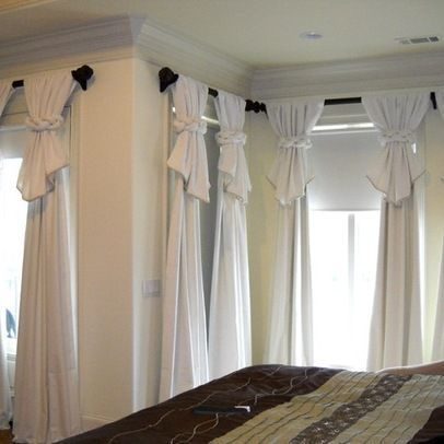 Идеи стильного оформления шторы и тюля