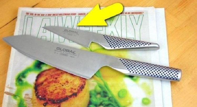 Неожиданный способ, как быстро заточить ножи