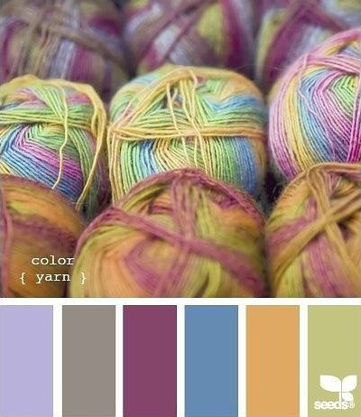 Лучшие сочетания цветов в вязании