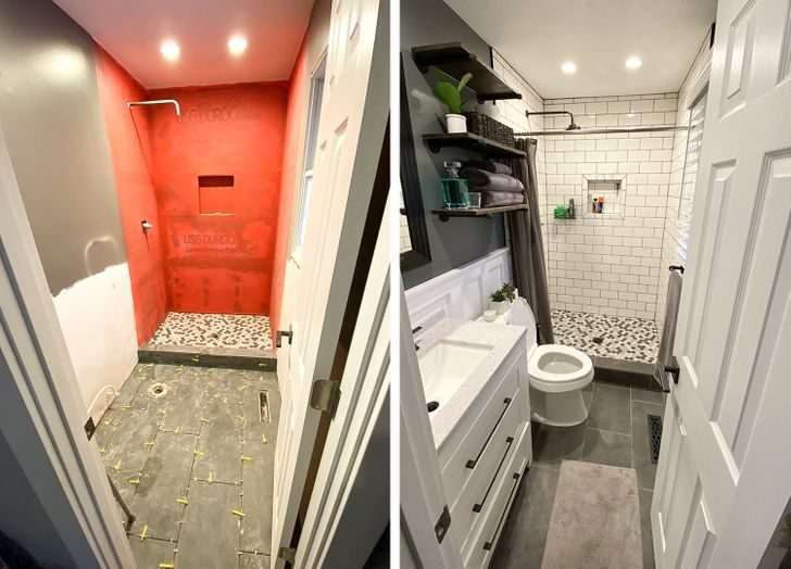 Люди, которые отремонтировали свою ванную так, что дизайнеры обзавидовались