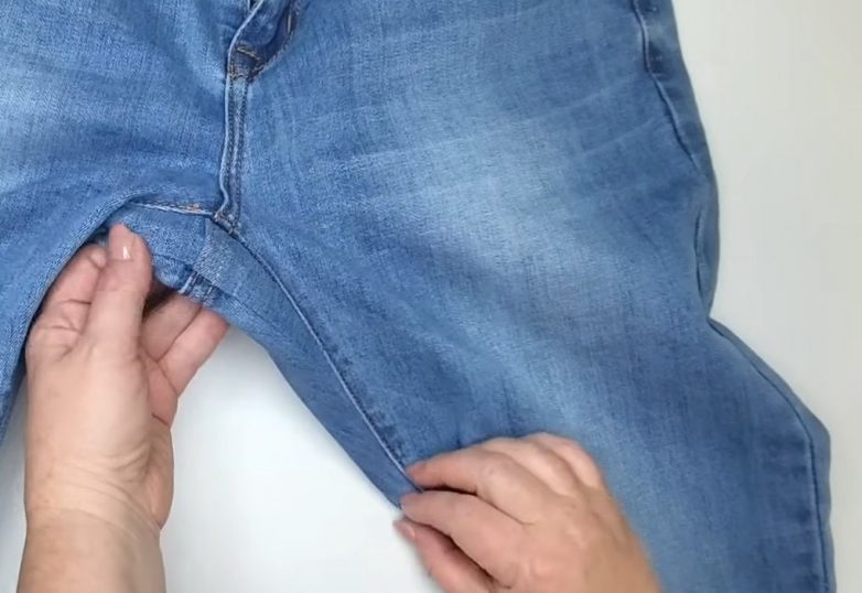 Как переделать джинсы с заниженной талией в джинсы с завышенной талией