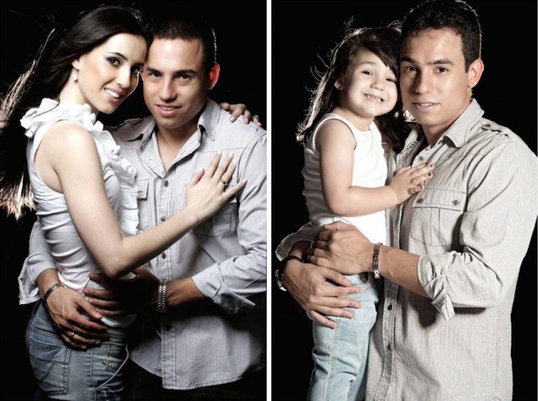 Отец и дочь воссоздали фотографии погибшей мамы