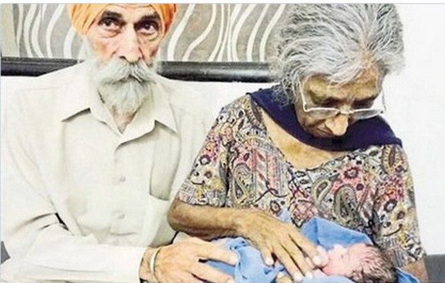 Обалдеть! 70-летняя жительница Индии в первый раз стала мамой!