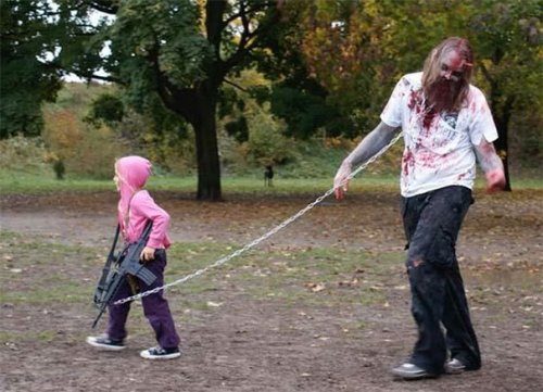 Костюмы на Хэллоуин для пап с дочками