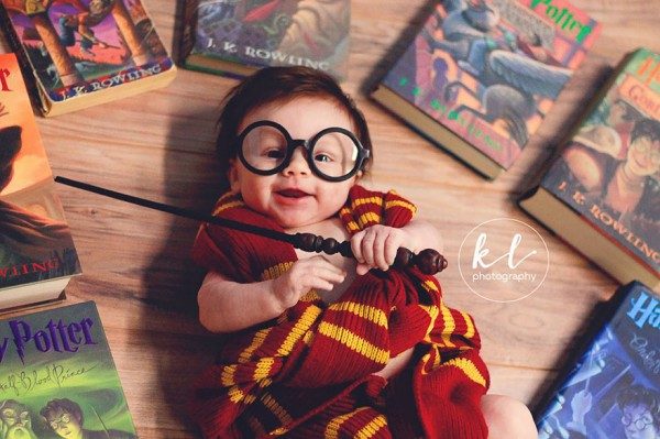 Ммама сняла дочь в образе Гарри Поттера