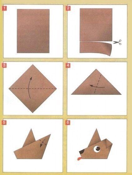 Простые оригами для детей