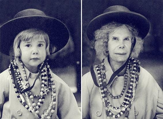 Повторение детских фотографий спустя десятилетия