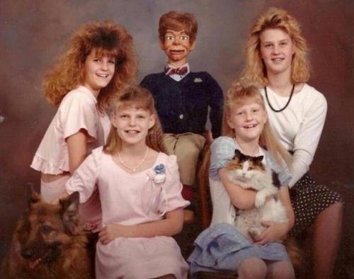 Смешные снимки из семейных фотоальбомов