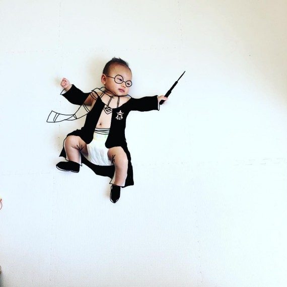 Креативный отец создает крутые сюрреалистические иллюстрации со своими детьми