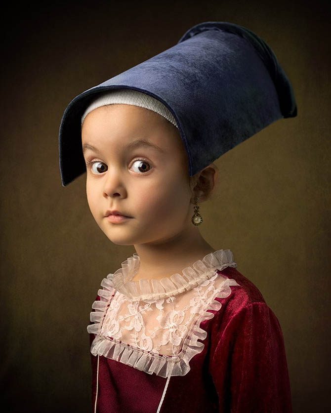 Детские фотопортреты в стиле живописи 18-го века