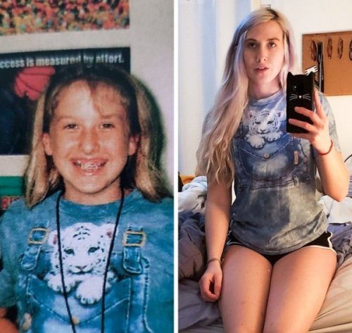 Удивительные детские фото «до и после»