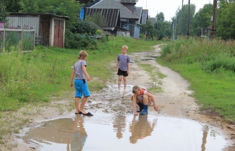 Детишки в деревне