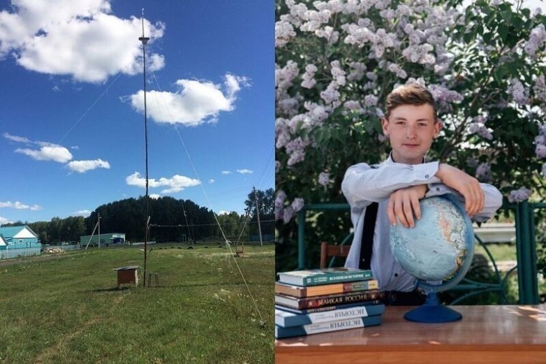 Школьник из Новосибирской области провёл в свой посёлок интернет
