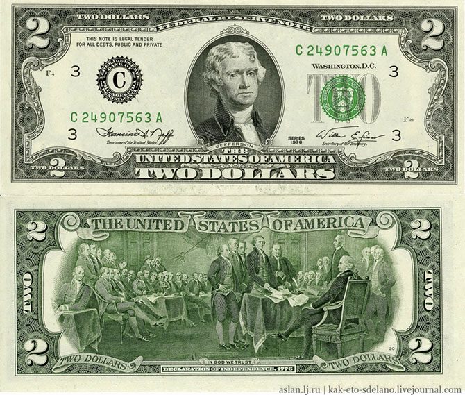 Откуда берутся доллары США