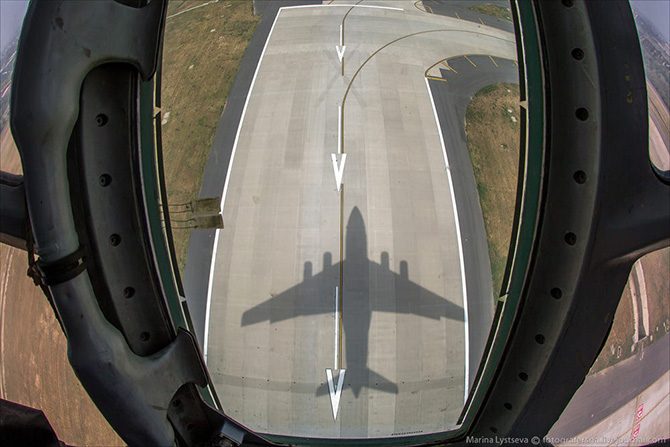 Взгляд из кабины самолёта