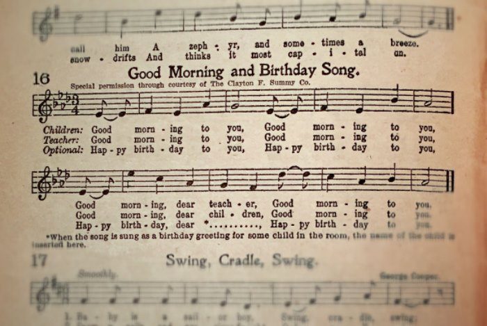Рождение самой известной деньрожденьской песни