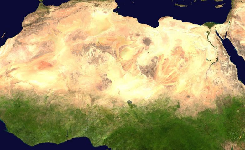 Сахара, поглощающая Африку