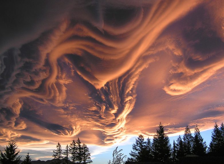 Редкие и необычные облака