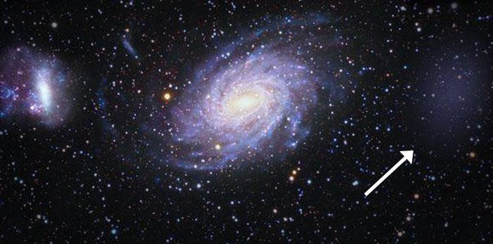 Астрономы обнаружили вблизи Млечного Пути галактику-призрак