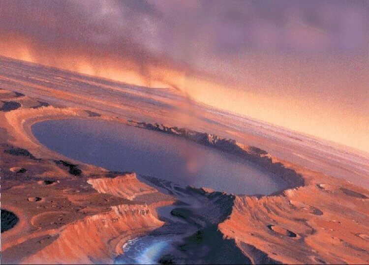 Учёные объяснили исчезновение воды на Красной планете