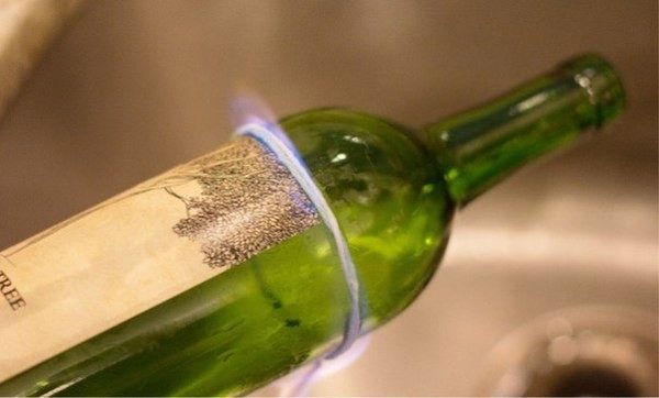 Как разрезать стеклянную бутылку, чтобы получились ровные аккуратные края?