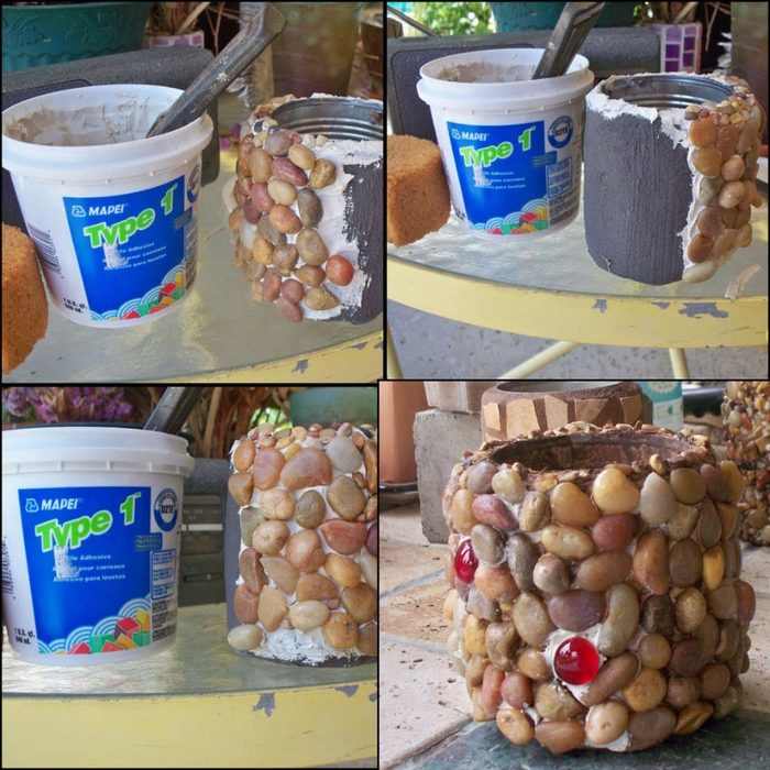 Как сделать прекрасные цветочные вазы из консервных и пластиковых банок