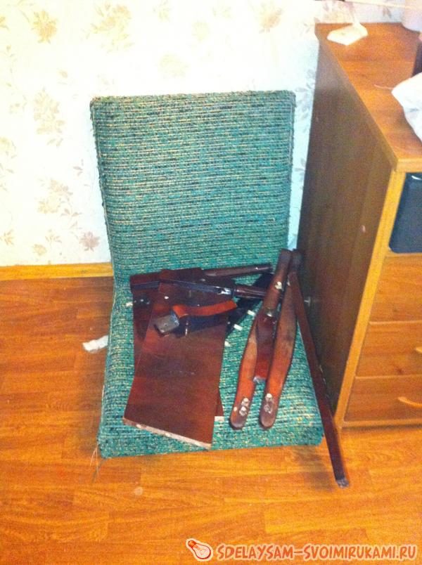 Реанимируем старое кресло