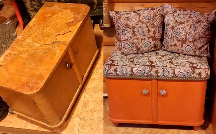 Фантастические примеры преображения старой мебели, увидев которые вы передумаете её выбрасывать