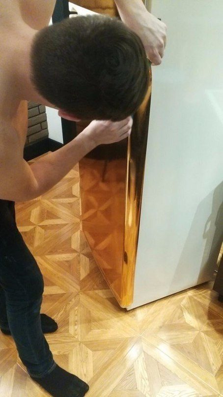 Как сделать из старого холодильника новый