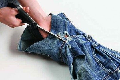Переделываем старые джинсы: варианты