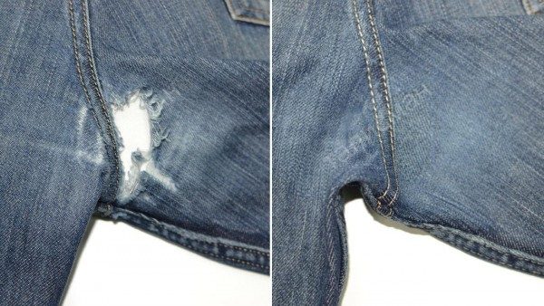 Как замаскировать потертости на джинсах