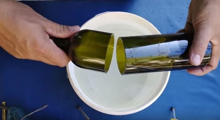 Как изготовить стакан из бутылки своими руками