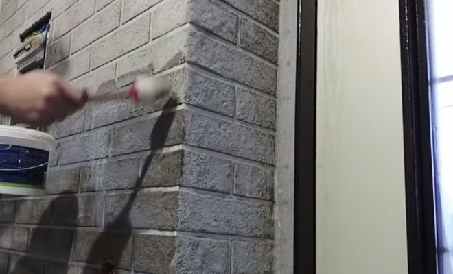 Как сделать имитацию кирпичной стены всего за 100 рублей