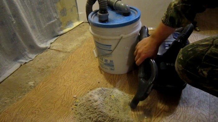 Как смастерить строительный пылесос из подручных средств