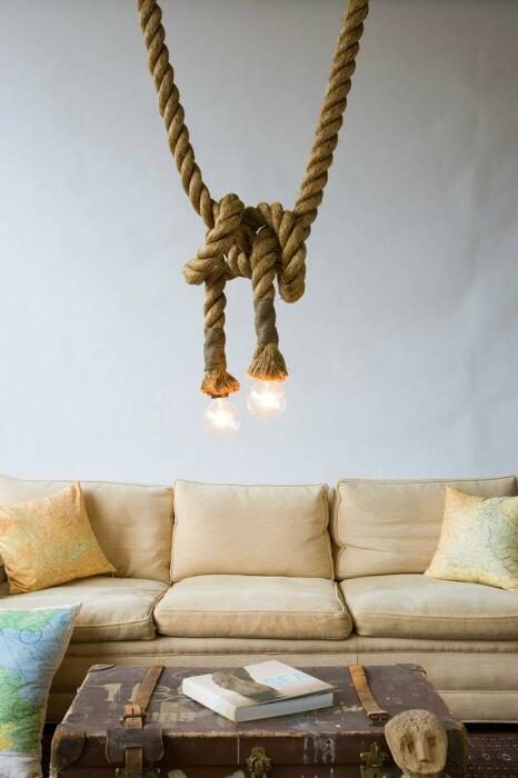 10 идей фантастических украшений для дома из обычной верёвки